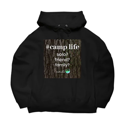 #camplife × morioto ビッグシルエットパーカー