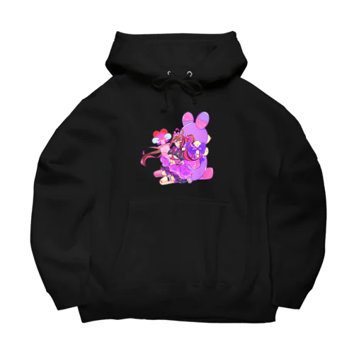 やみかわぷりんちゃん Big Hoodie