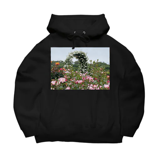 ピンクの薔薇③ Big Hoodie