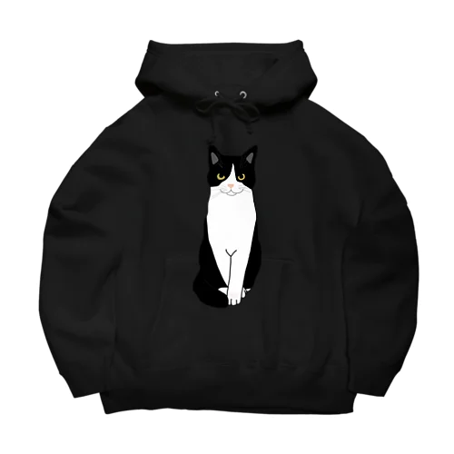 お利口さんのハチワレちゃん Big Hoodie