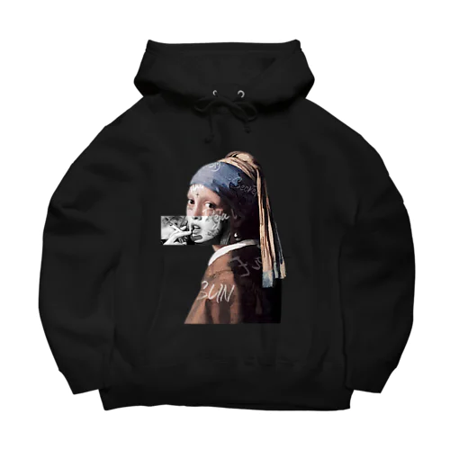 #pearl earring Big Hoodie