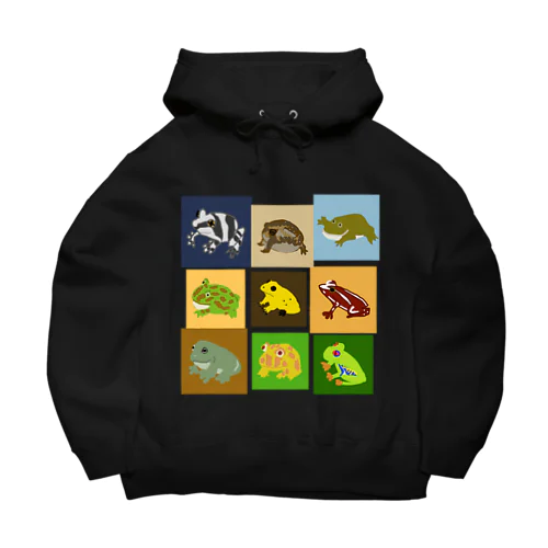 カエルの集い Big Hoodie