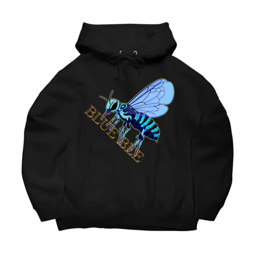 BLUE BEE(瑠璃紋花蜂) Big Hoodie