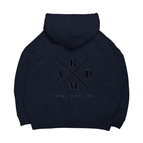 RADM バックプリントパーカー Big Hoodie