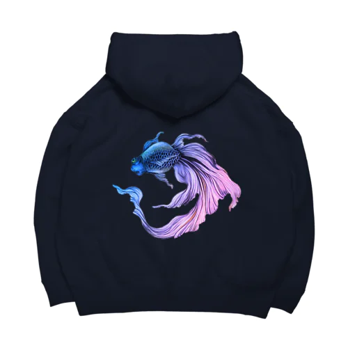 オーロラ金魚 Big Hoodie