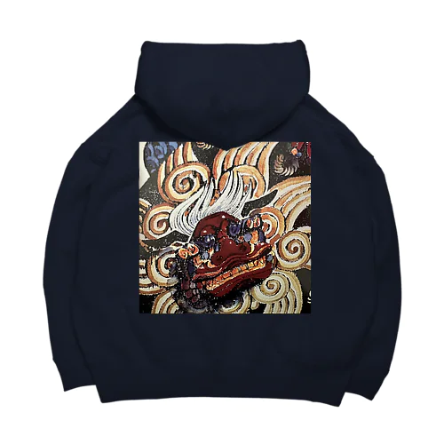 獅子舞(祭り) Big Hoodie