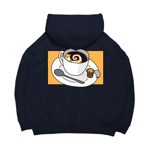 コーヒーにまざりいぬ　B Big Hoodie