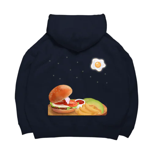 月見バーガー🍔 Big Hoodie