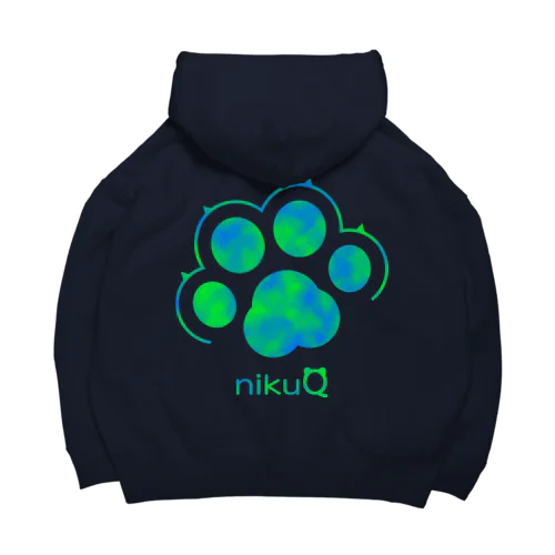 肉球をモチーフにしたオリジナルブランド「nikuQ」（猫タイプ）です Big Hoodie