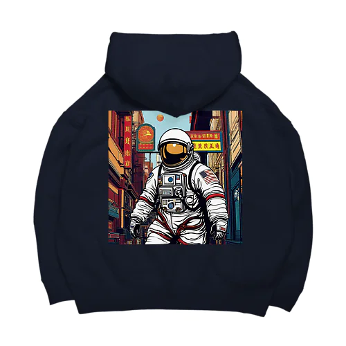 場違いコーディネート Big Hoodie