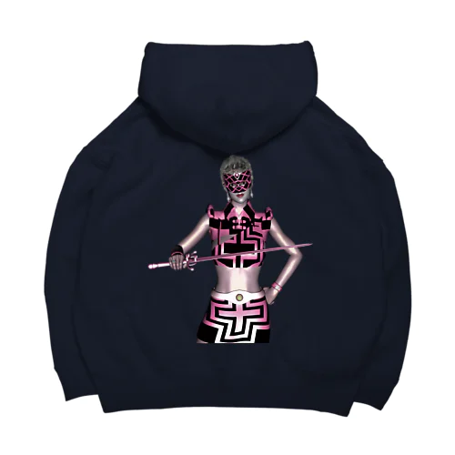 桃色仮面 Big Hoodie