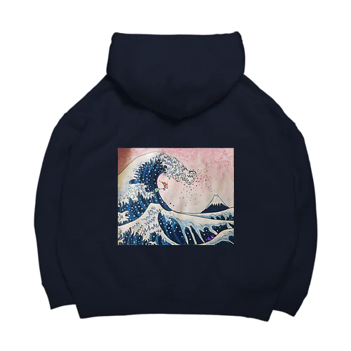 富嶽三十六景神奈川沖浪裏2021 Big Hoodie