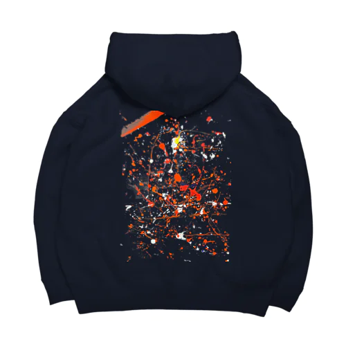 One's Life  No Back Big Hoodie