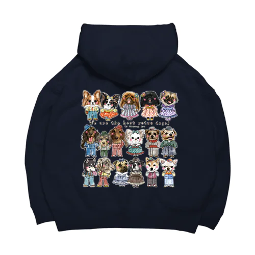 レトロ犬 Big Hoodie