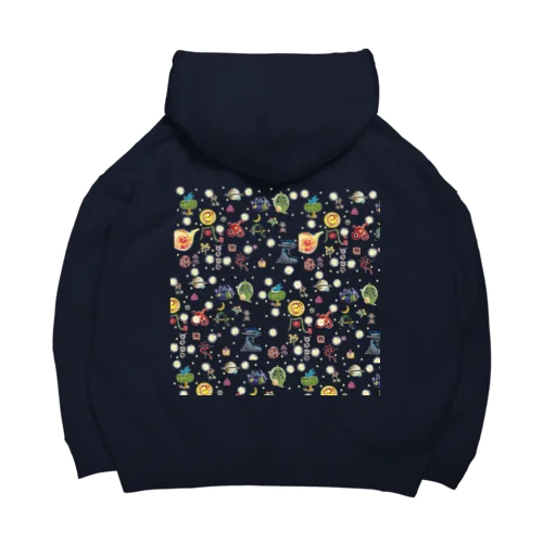 ヲシテ文字いろいろ Big Hoodie