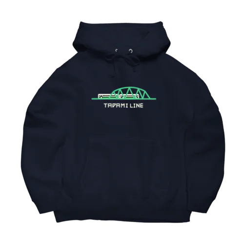 〖白〗【只見線】第五只見川橋梁とキハ40🚃 Big Hoodie