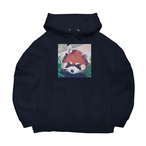 キリッとしたレッサーパンダ Big Hoodie