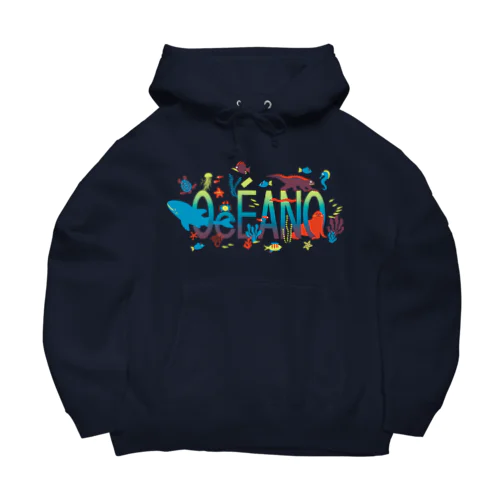 El Océano（背景透明） Big Hoodie