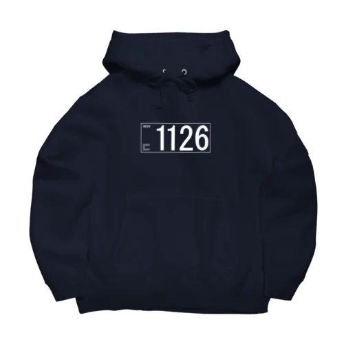 1126(ホワイト) Big Hoodie