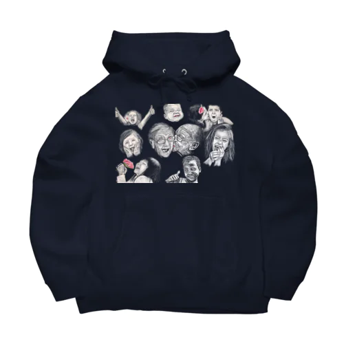 love, peace and happiness Big Hoodie