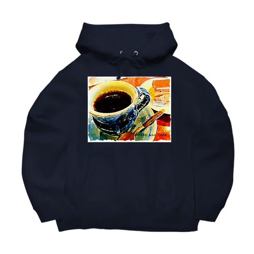 COFFEE and CAKE(アプリ加工) Big Hoodie