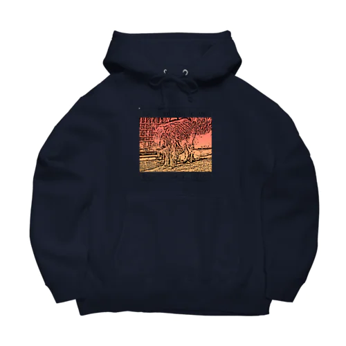 牧場ししくん正方形ver Big Hoodie