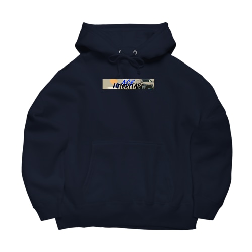 板倉一人旅パーカー　ネイビー Big Hoodie