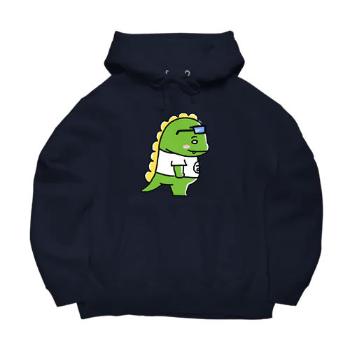 むびおビッグシルエットパーカー(横向き) Big Hoodie