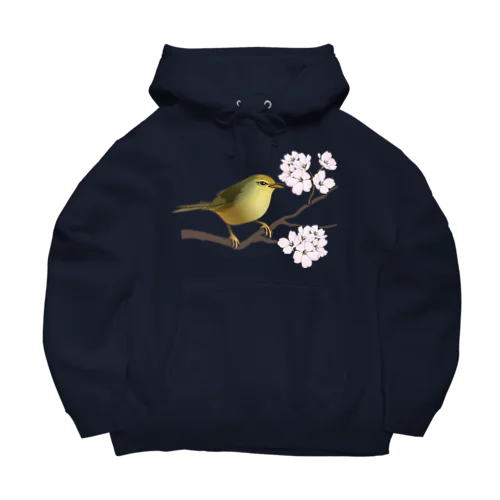 桜にウグイス Big Hoodie