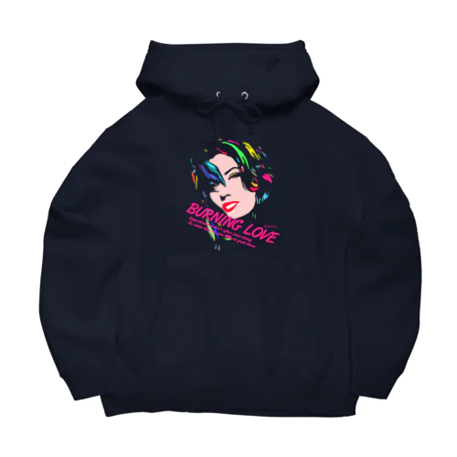 BURNING LOVE Big Hoodie