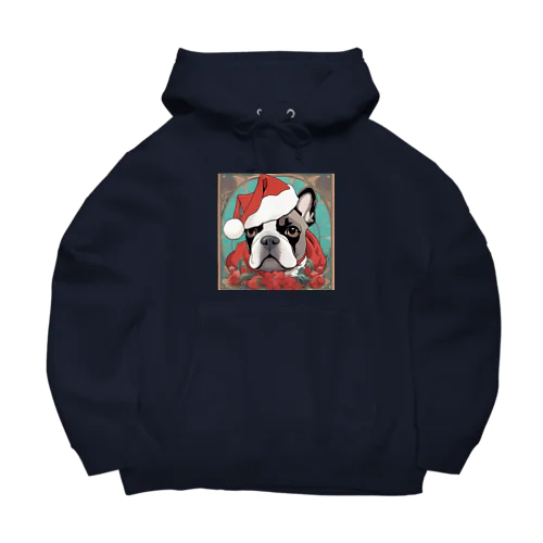 フレンチブルドッグ　クリスマス風 Big Hoodie