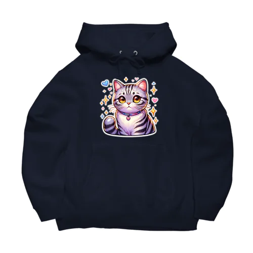 アメショーのメイちゃん　キュート猫シリーズ Big Hoodie