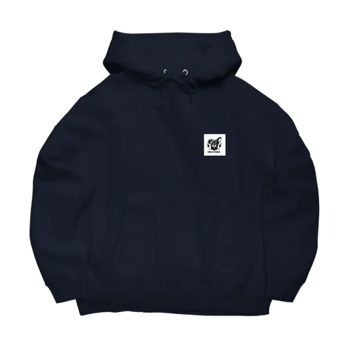 パグチワワ「Paws of Power」 Big Hoodie