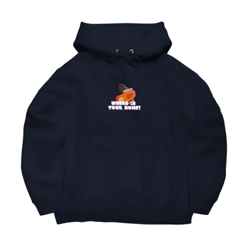 HOME SAUNA HOODIE【NAVY】 ビッグシルエットパーカー