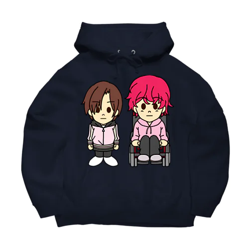 恋多き女 と 赤い髪のうずら Big Hoodie