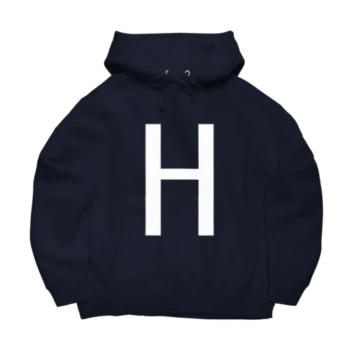 H　イニシャル Big Hoodie