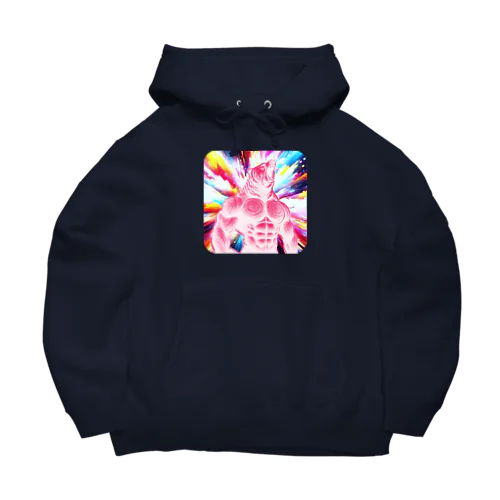 風になりたい　くま Big Hoodie