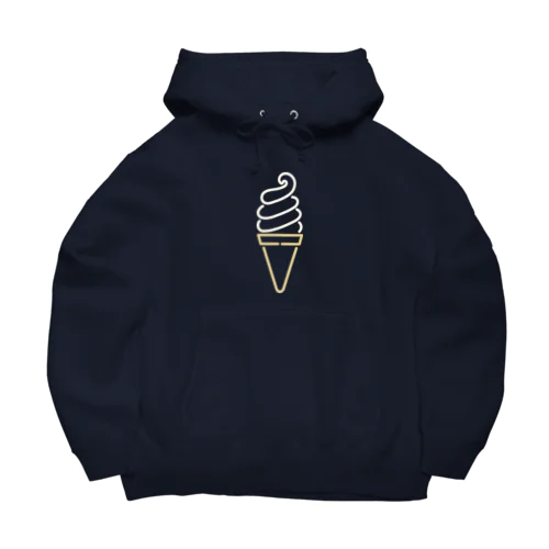 ソフトクリーム（color） Big Hoodie