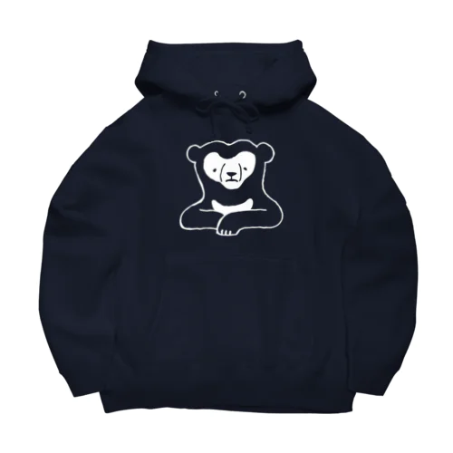 くまざわくん（ホワイトライン） Big Hoodie