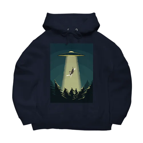 UFOと猫 Big Hoodie