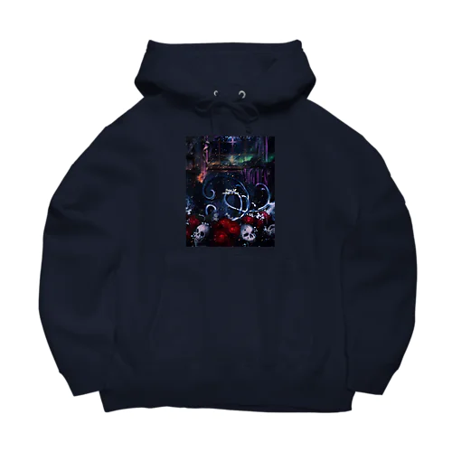 (縦長)Dark Gothic Big Hoodie