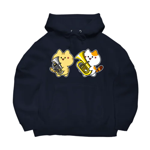 チューバ&ユーフォねこ Big Hoodie