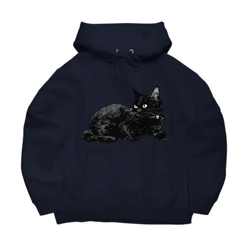 黒ネッコ Big Hoodie