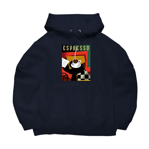 イタリア 熱々エスプレッソ Big Hoodie