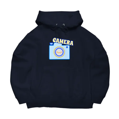 camera ブルー Big Hoodie