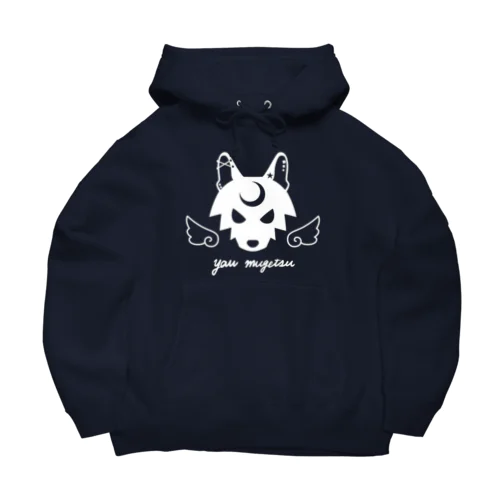 無月やう部屋着パーカー(ネイビー) Big Hoodie