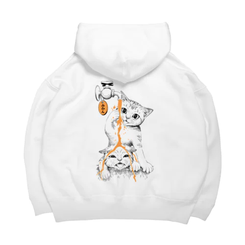 ヘイ！ミカジューいっちょう！(バックプリント） Big Hoodie