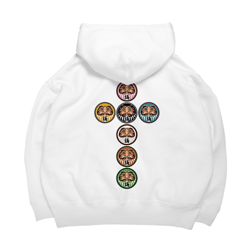 福だるま 七転び八起き Big Hoodie
