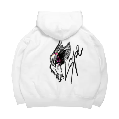 天使と悪魔は紙一重 Big Hoodie