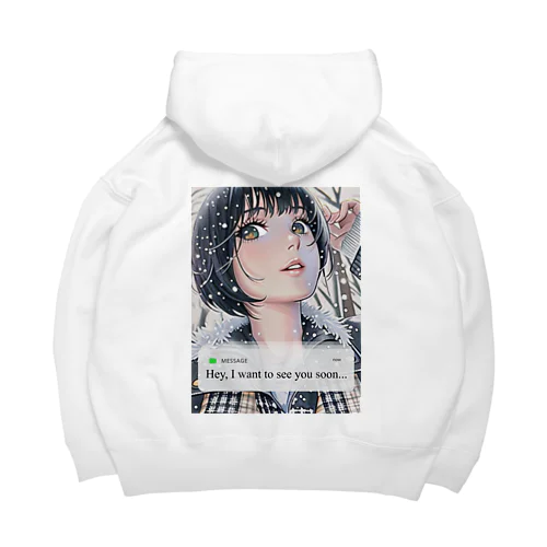 Winter Girl Big Hoodie